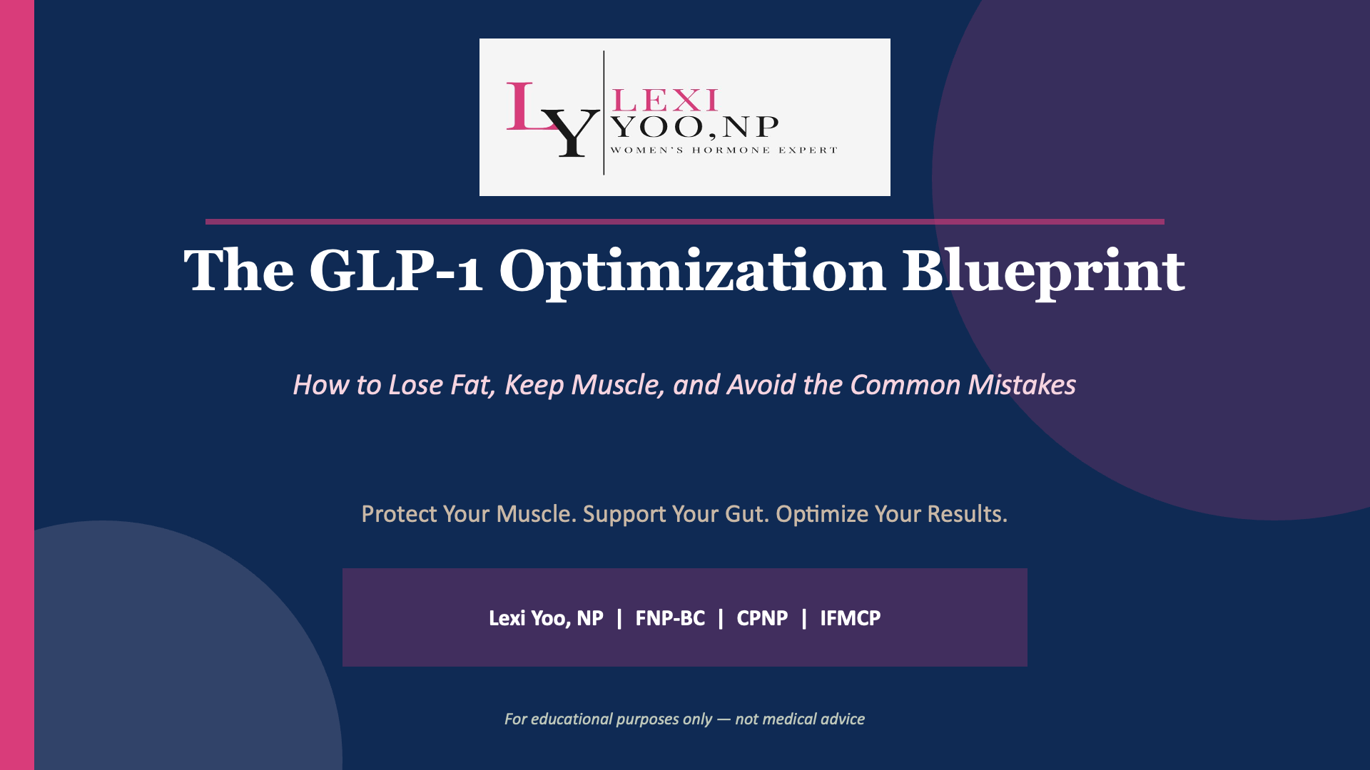 The GLP-1 Optimization Blueprint